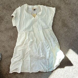 Never worn white dress